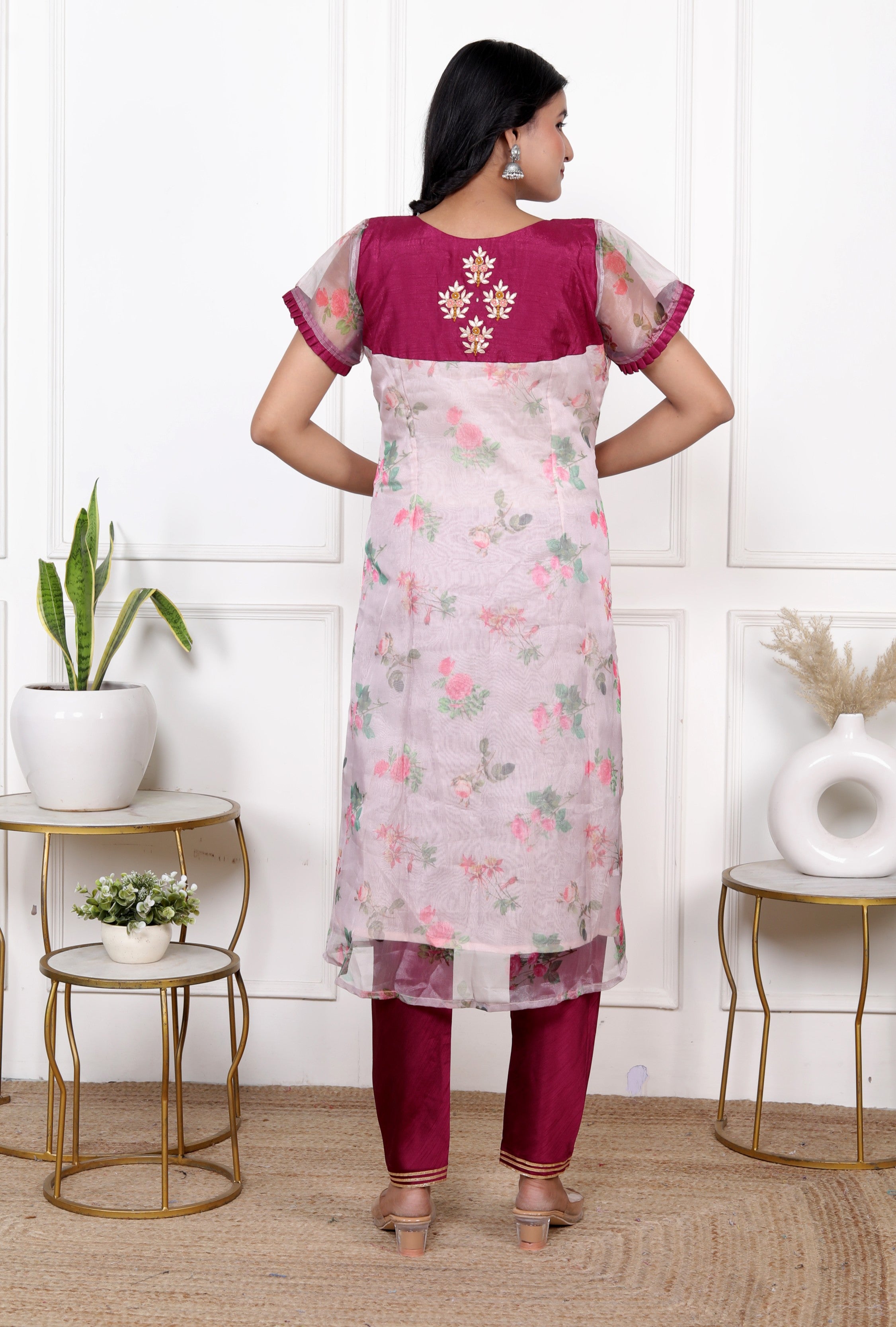 Floral Organja Top Bottom